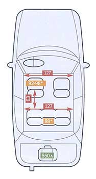 Размеры салона Chery Amulet