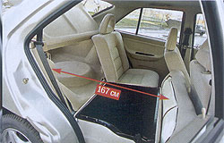 Размеры салона Chery Amulet